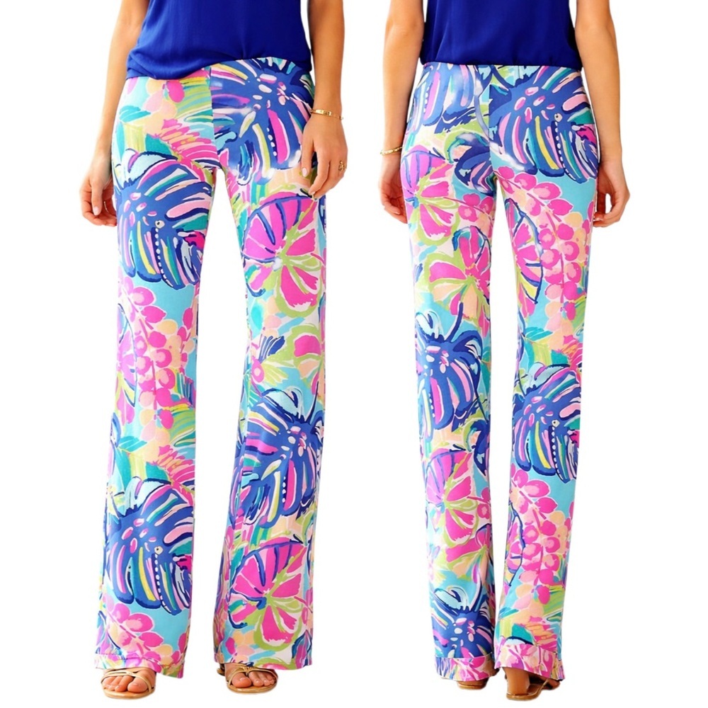 Lilly Pulitzer Georgia May Pant Exotic Garden Size S